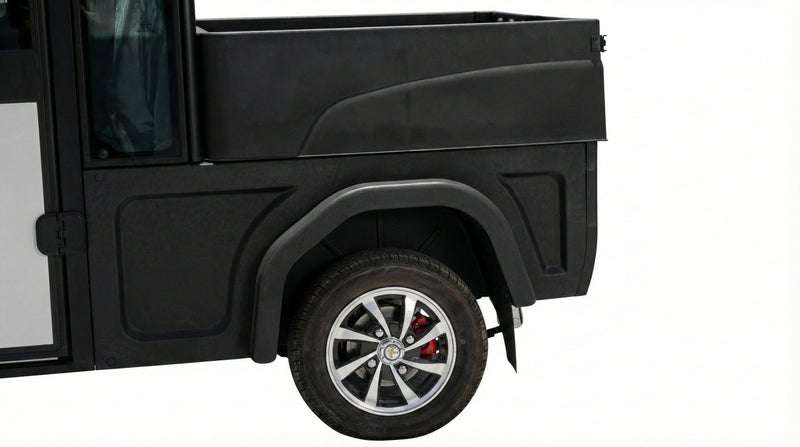 Crown 2 Air-Conditioned 2-Seater Electric Golf Cart with Cargo & 170Ah Battery & Standard Tires | LSEV (Brown) - Image 2